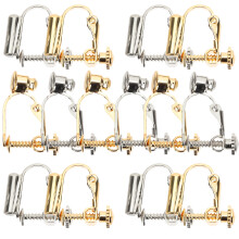 24Paires Convertisseurs Clips Métal Éclatants Usage
