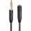 Headphone Extension Cable for Audio Devices 6.35mm Black 4