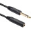 Headphone Extension Cable for Audio Devices 6.35mm Black 3