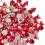 300Pz Rivetti Rosso Per DIY Abbigliamento Punk E Scarpe 1
