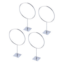 8Pz Organizer in Ferro Argento Per Palloni Sportivi