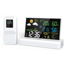 Station météo VA couleur noire, 15,56,59,7 cm