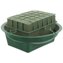 3Ud Jaula Floral Con Espuma Verde Para Arreglos De Flores Duradera