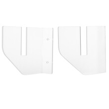 2Pares Suporte Acrílico Transparente Para Skate De Parede