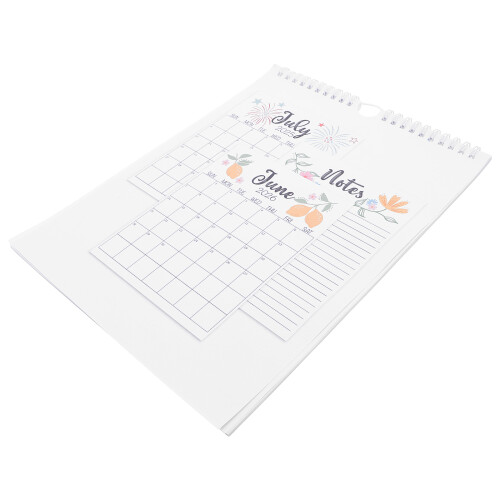 2Pz Calendario Spiralato 2026 Colorato Per Casa E Studio