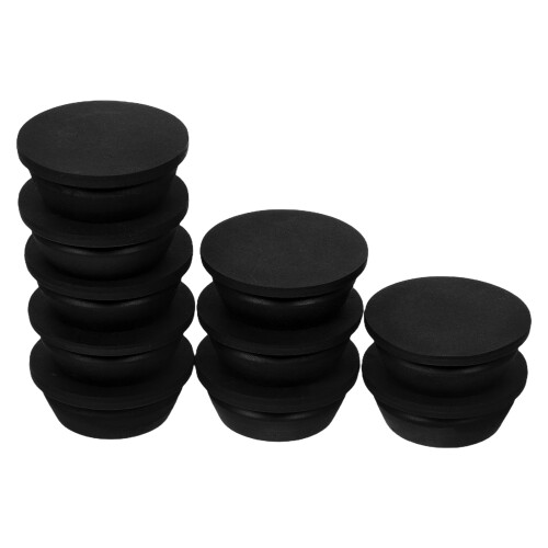40St Elastische Rubber Voor Airconditioning Drain Holes Zwart