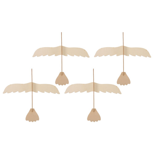 12Pz Set Creativo Legno Gioco Bambini