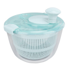 Centrífuga para ensaladas Azul Lago 5 L Secador de alimentos y lavador de verduras con uso de una sola mano