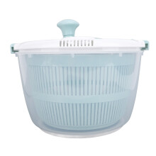 5L Manual Salad Colander Blue