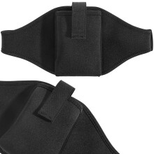 4Pz Fascia Vita Porta Microfono Nero Allenamento Regolabile Neoprene