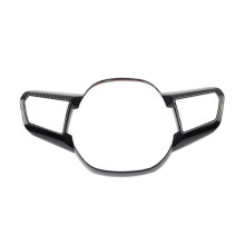 Car Steering Wheel Cover Trim Decorative Frame for IX 2022-2025 Interior Accessories ABS Carbon Fiber