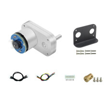 Motor de Redução CC Tipo L com Engrenagens Totalmente Metálicas e Melhor Anti-Interferência Magnética para Kit de Chassi de Carro com Rodas D