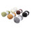 6 Rollen Scrubby-Garn Sparkle-Glitzer Erdfarbton 1