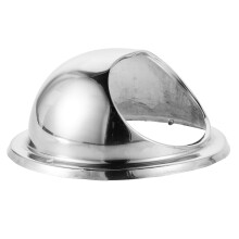 2Pcs Silver Stainless Steel Round Vent Cap for Outdoor Kitchen Exhaust