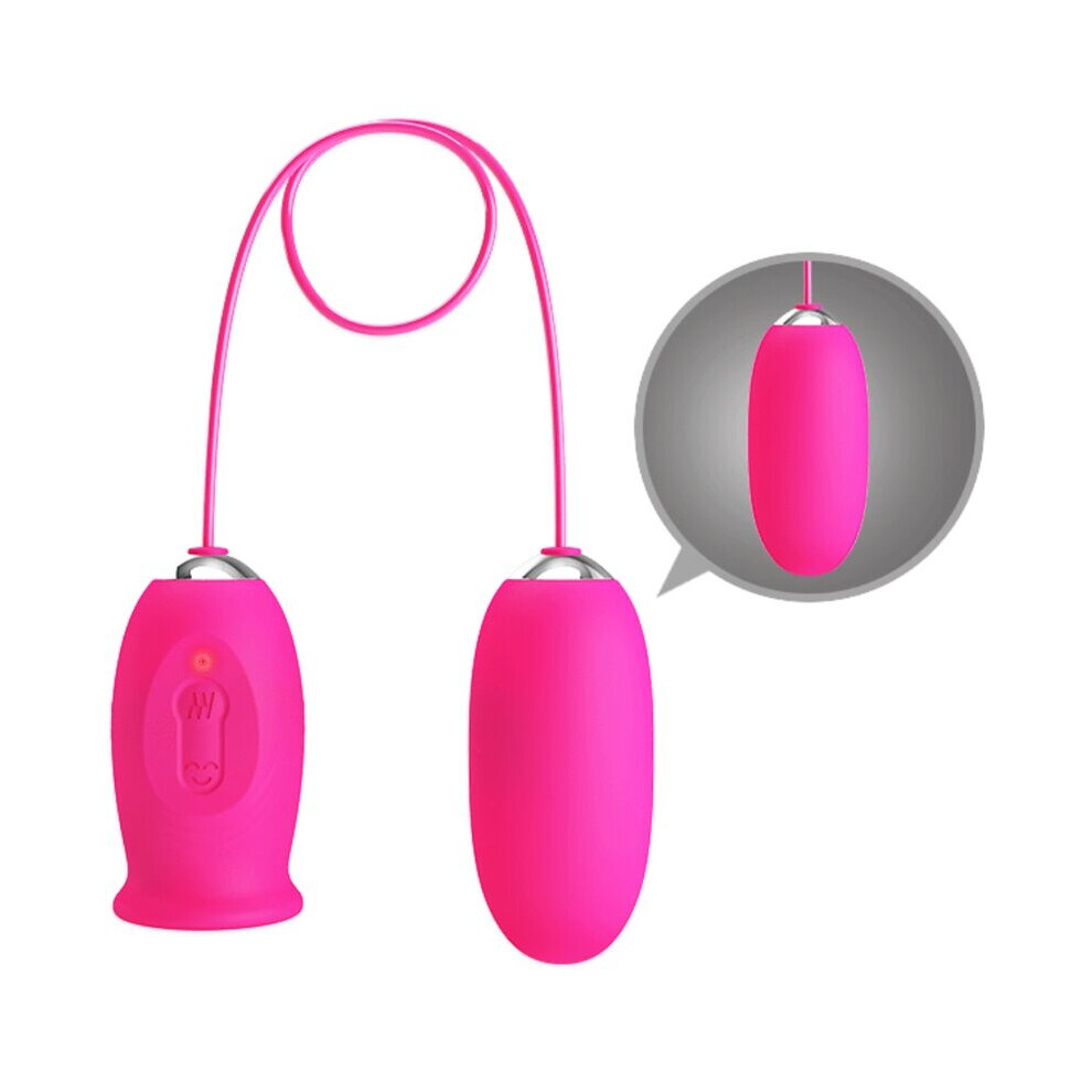 Pretty Love Pink - Daisy Vibrating Egg + Clitoris Stimulating Tongue