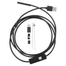 Zwarte Industriele LED Inspectie Camera Voor Auto Met 6 Led's