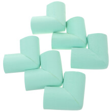60Pcs Furniture Corner Protectors Soft Foam Green U-Shaped Bumpers