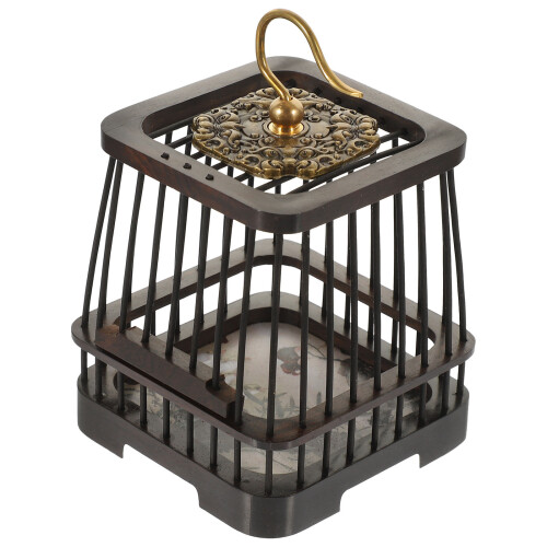3Pièces Cage En Bois Colorée Pour Stockage De