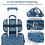 4-Piece Travel Suitcase Set ABS+PC Hard Shell 4