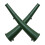 6Pz Corno Per Segnalazione Outdoor, Ferro E Rame, Verde 1