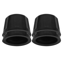 8Pcs Sturdy Rubber Trailer Wheel Hub Caps Black Rim Cover for Atv