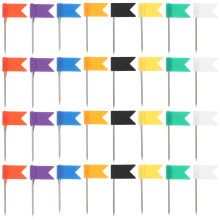 800Pcs Travel Map Flag Pins Colored Heads Push Pins for Cork Board Use