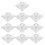 40Pcs Small Clear Acrylic Corner Brackets for Case Shelf Stability 1