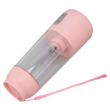 Portable Wireless Blender 300ML Pink USB Rechargeable 1200mAh