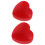 4Pièces Insert Battement Cœur Rouge Réutilisable Pour Peluches Confort 1