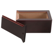 3Ud Urna Crematoria Mascotas Madera Oscuro Caja Memorial Delicada