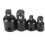 Socket Adapters - Pillote - 4pcs - 1/2" to 3/8" - 3/8" to 1/4" - Length 36mm 1