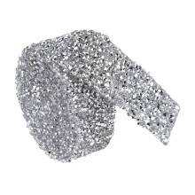 3 cm breite Strass-Kette, Hotfix-Harz,