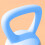 (4KG, Light Blue and Grey) SPORTNOW Kettlebell with Non-Slip Handle 8