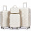 4-Piece Travel Suitcase Set ABS+PC Hard Shell 1