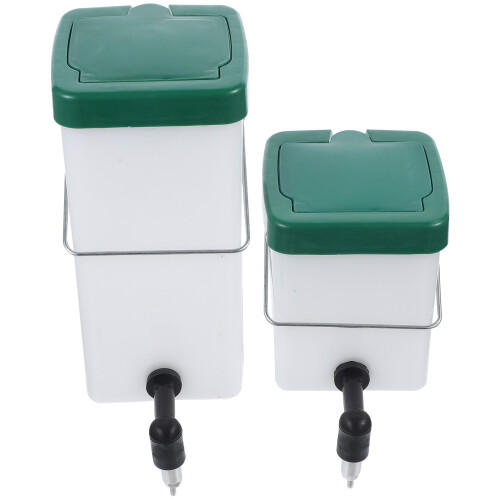 10Pcs Rabbit Automatic Waterer Green No Leak Pet Water Bottle