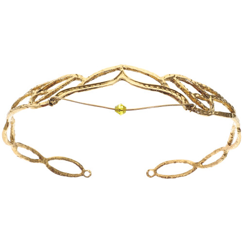 4Pz Tiara Cerchietto Oro Decorativo Per Sposa E