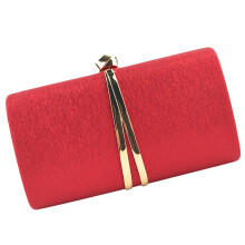 3Pz Pochette Rossa Borsa Catena Fashion Sera
