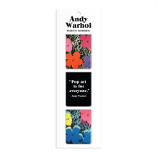 Andy Warhol Flowers Magnetic Bookmarks by Galison Other Book