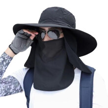 Quick To Dry Fishing Hat with UPF50+ Sun Protection Windproof Lightweight Face Cover Sun Hat for Men Women Outdoor Activities