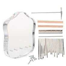2Ensembles Clés Kalimba 17 Keys Transparent Pour Piano À DIY