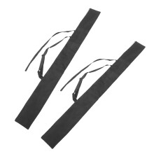 4Pièces Pochette De Transport Épée Japonaise Épaisse Noire