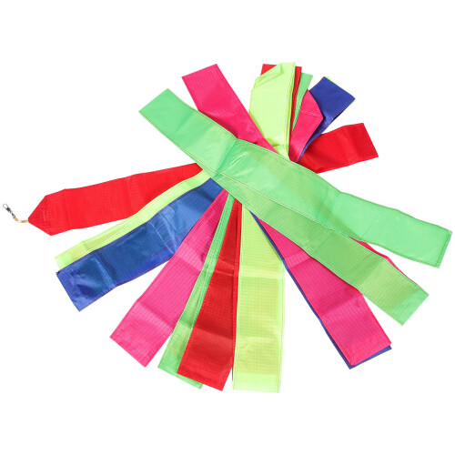 3Pièces Queue De Cerf-Volant Colorée En Nylon Connecteur Décor