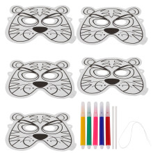 2Conjuntos Máscaras DIY Novas Para Festa Infantil E Artesanato