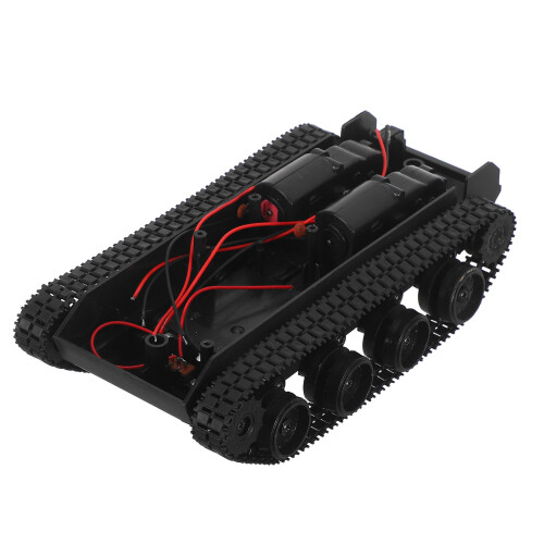 3Pièces Robot Tank Noir ABS Suspension Pour Robot DIY
