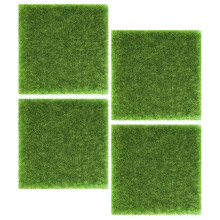 8Ud Césped Verde Artificial Plástico Para Decoración De Micro Paisajes