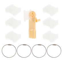 2Sets Draadspoelbord Plastic Handmatig Voor Kruissteek Multi Kleur