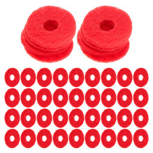 450Pcs Red Felt Piano Washers for Maintenance and Repair Durable Pads