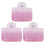 18Pz Bigodini Autoadesivi Rosa, Per Styling Ricci Senza 1