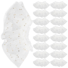 120Pz Costume Gonna Tutu Per Bambole Piccole Beige in Tessuto Morbido