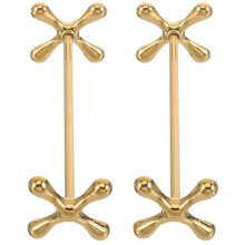 4St Metalen Chopstickstand Roestvrij Staal Voor Koffieshop En Kantoor